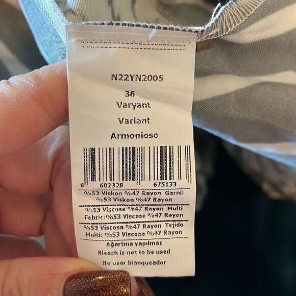 Nocturne Zebra Print Mini Dress, S/6-36 EU! - Picture 10 of 11